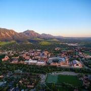 Aerial view of campus